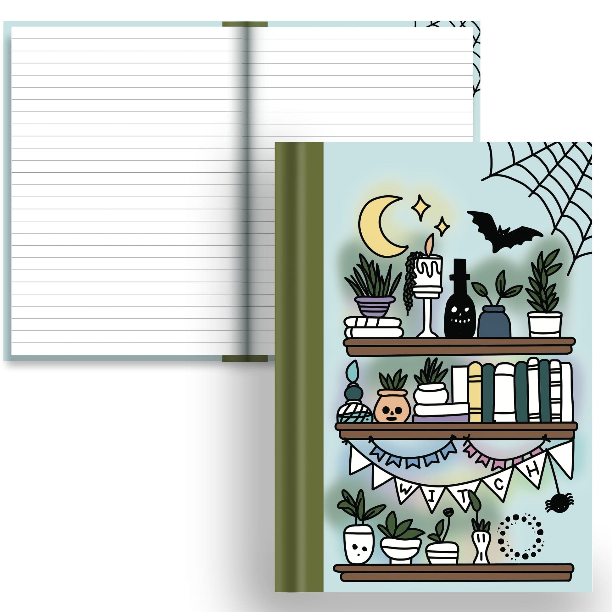 Salem - A5 Hardback Notebook - Lined Paper