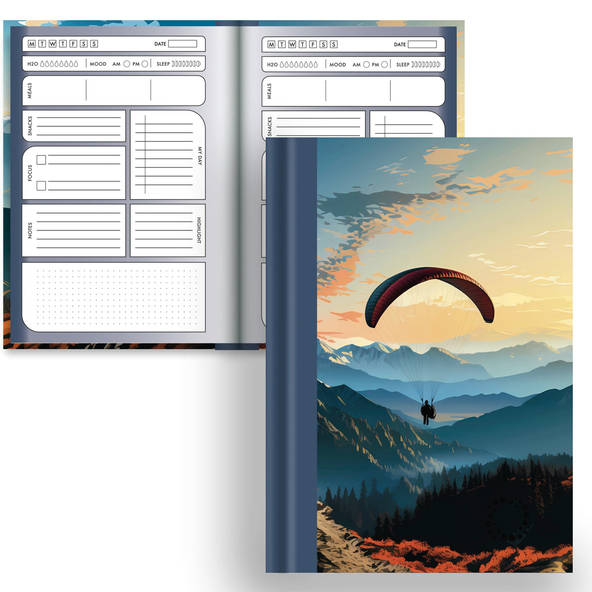 Adrift - A5 Hardback Notebook - Planner & Dot