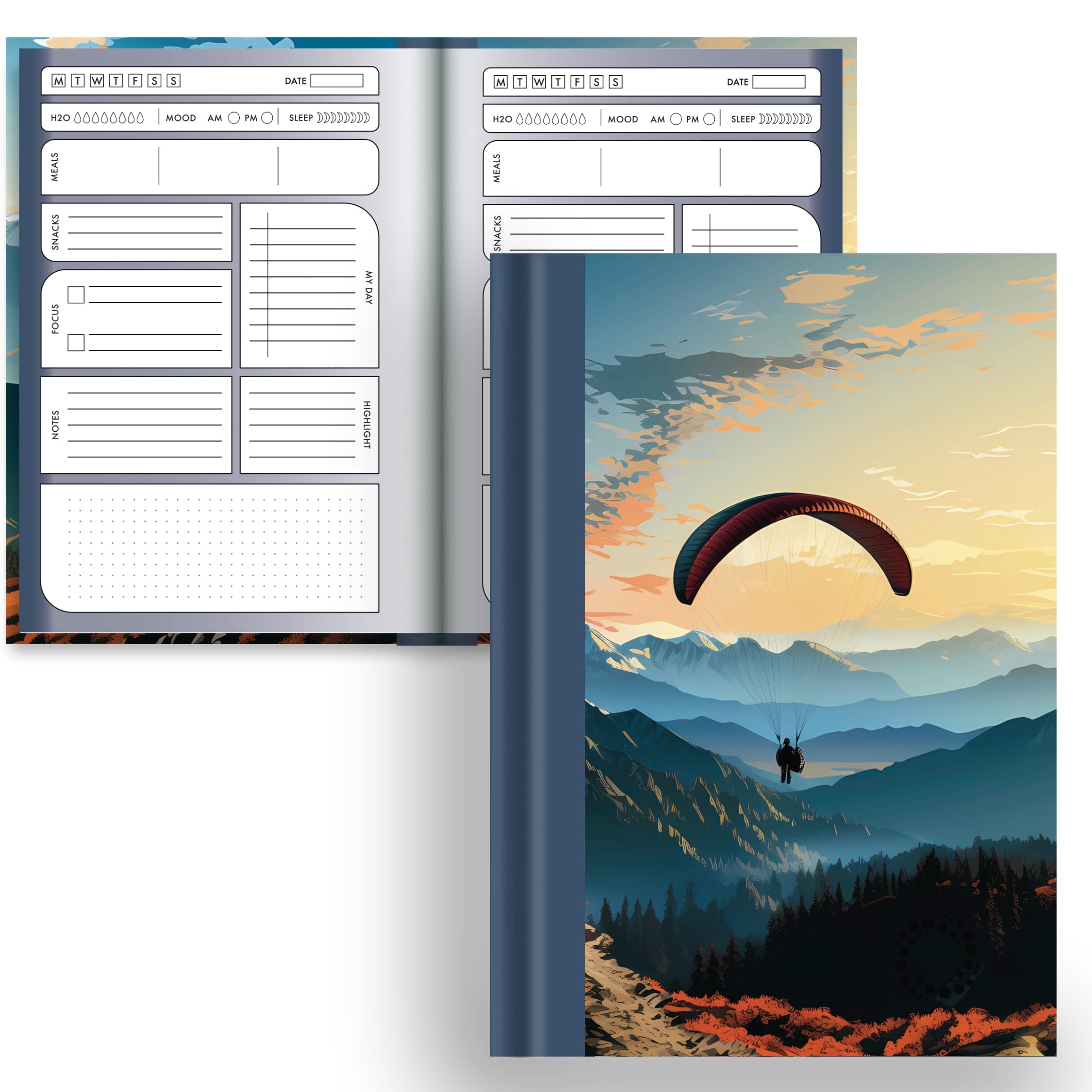 Adrift - A5 Hardback Notebook - Planner & Dot
