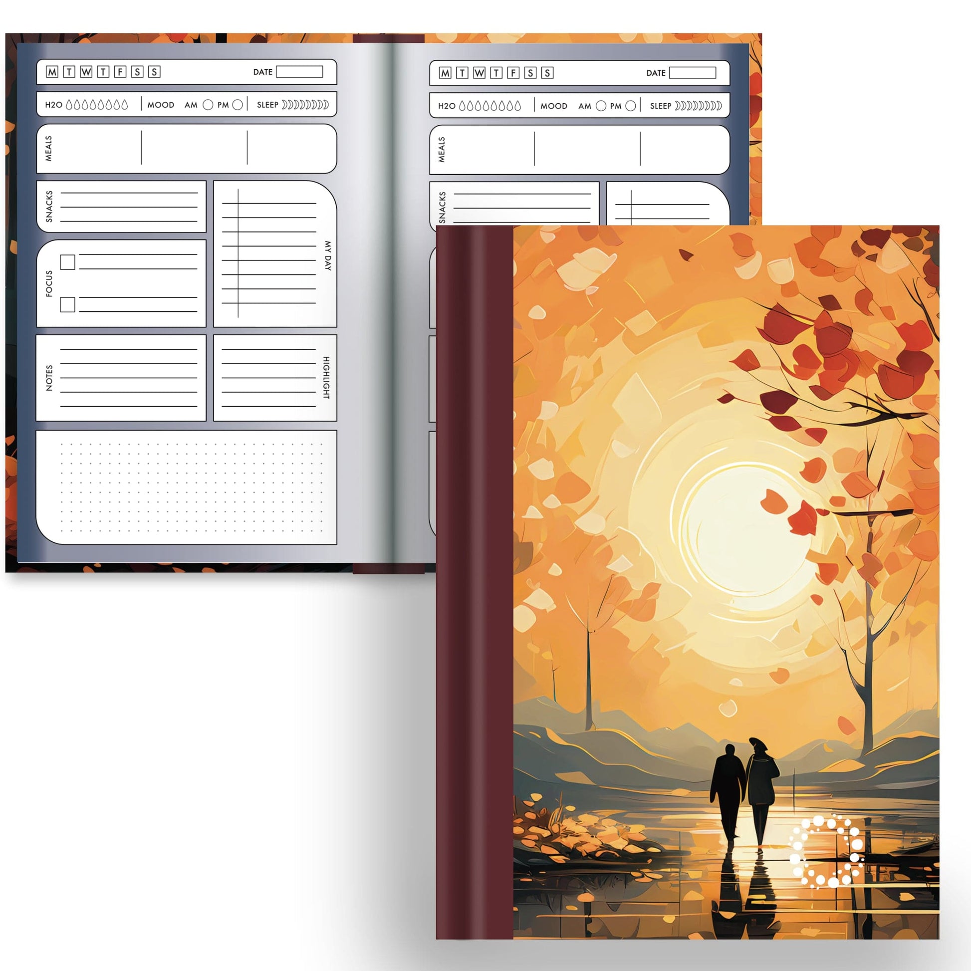 Rustle - A5 Hardback Notebook - Planner & Dot