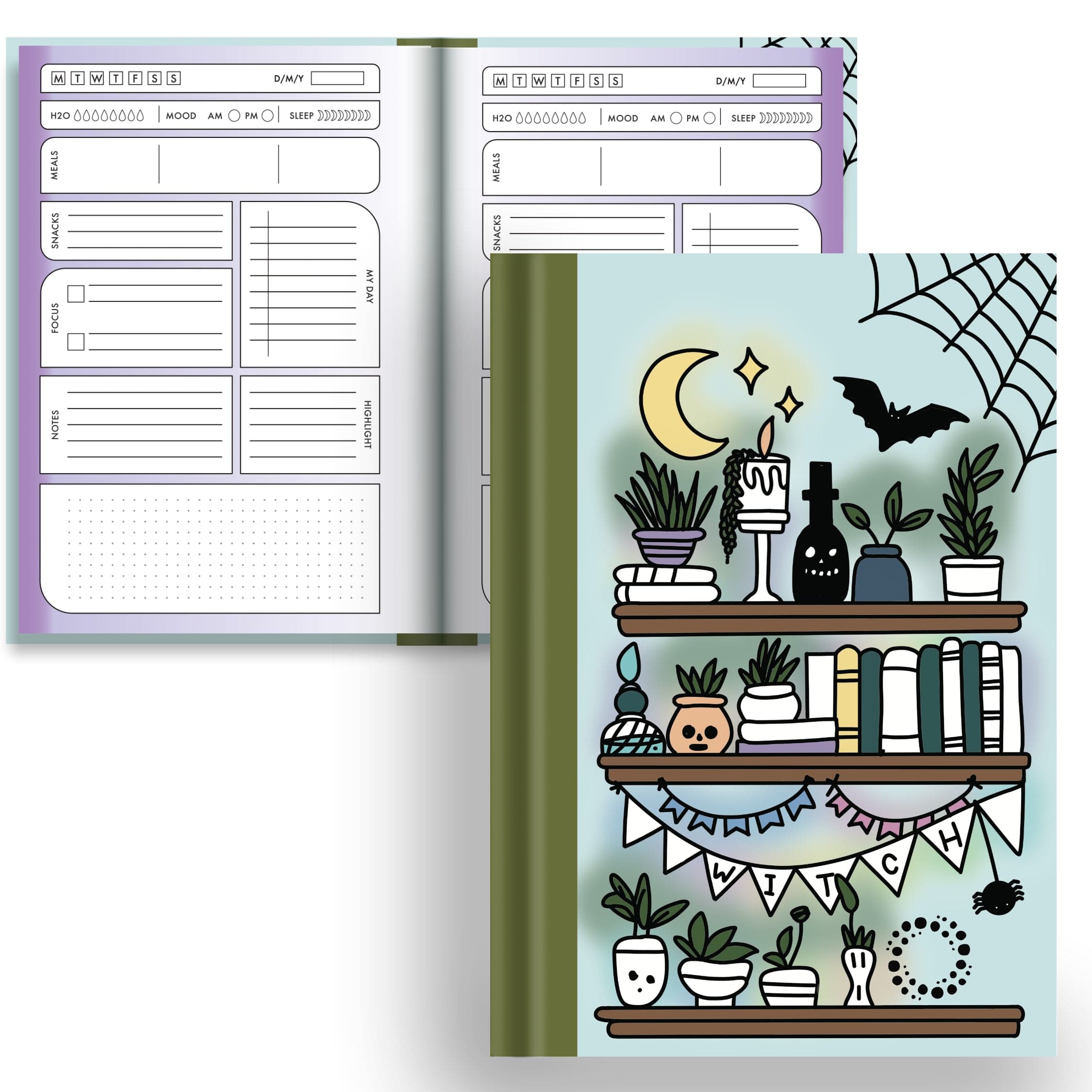 Salem - A5 Hardback Notebook - Planner & Dot