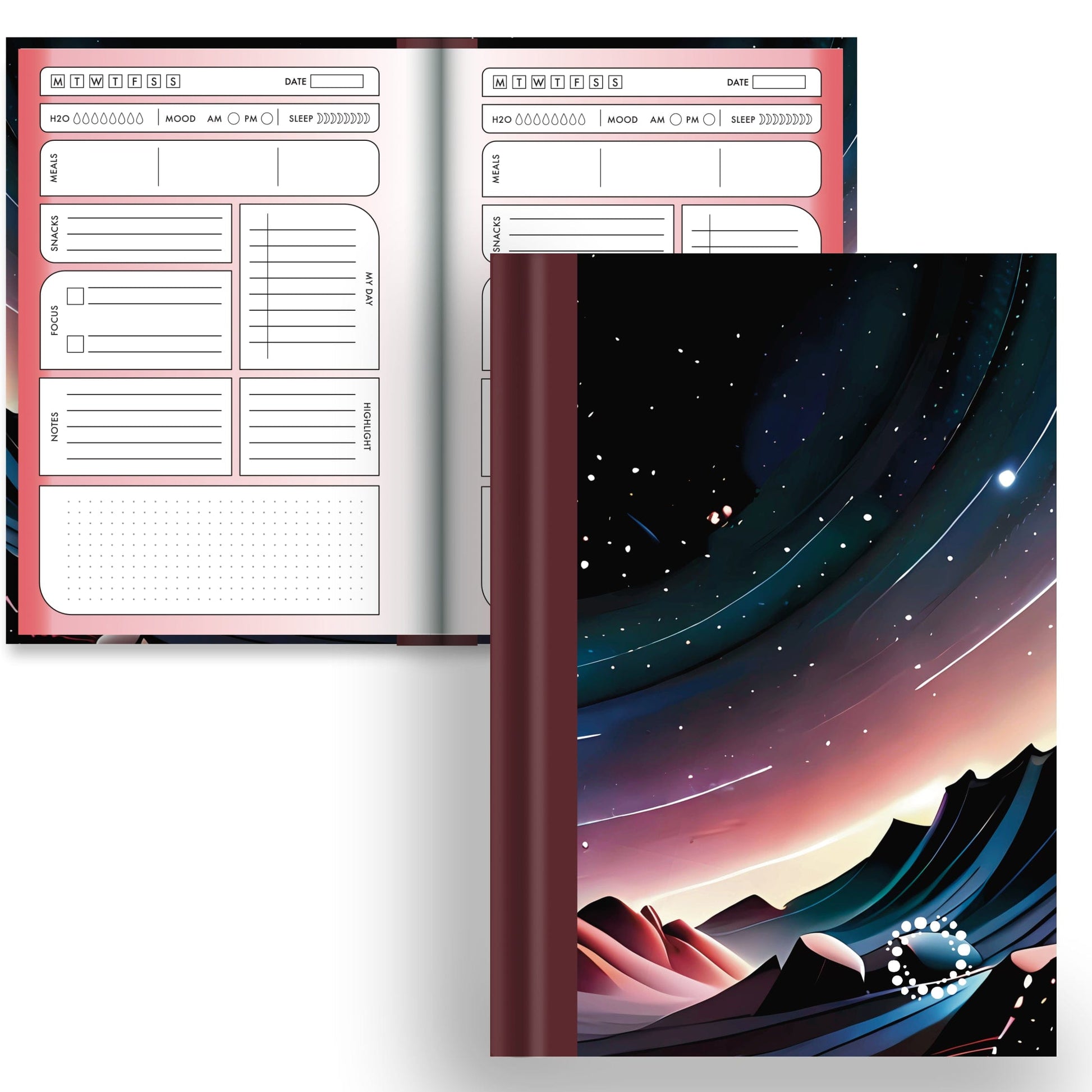 Stargazer - A5 Hardback Notebook - Planner & Dot