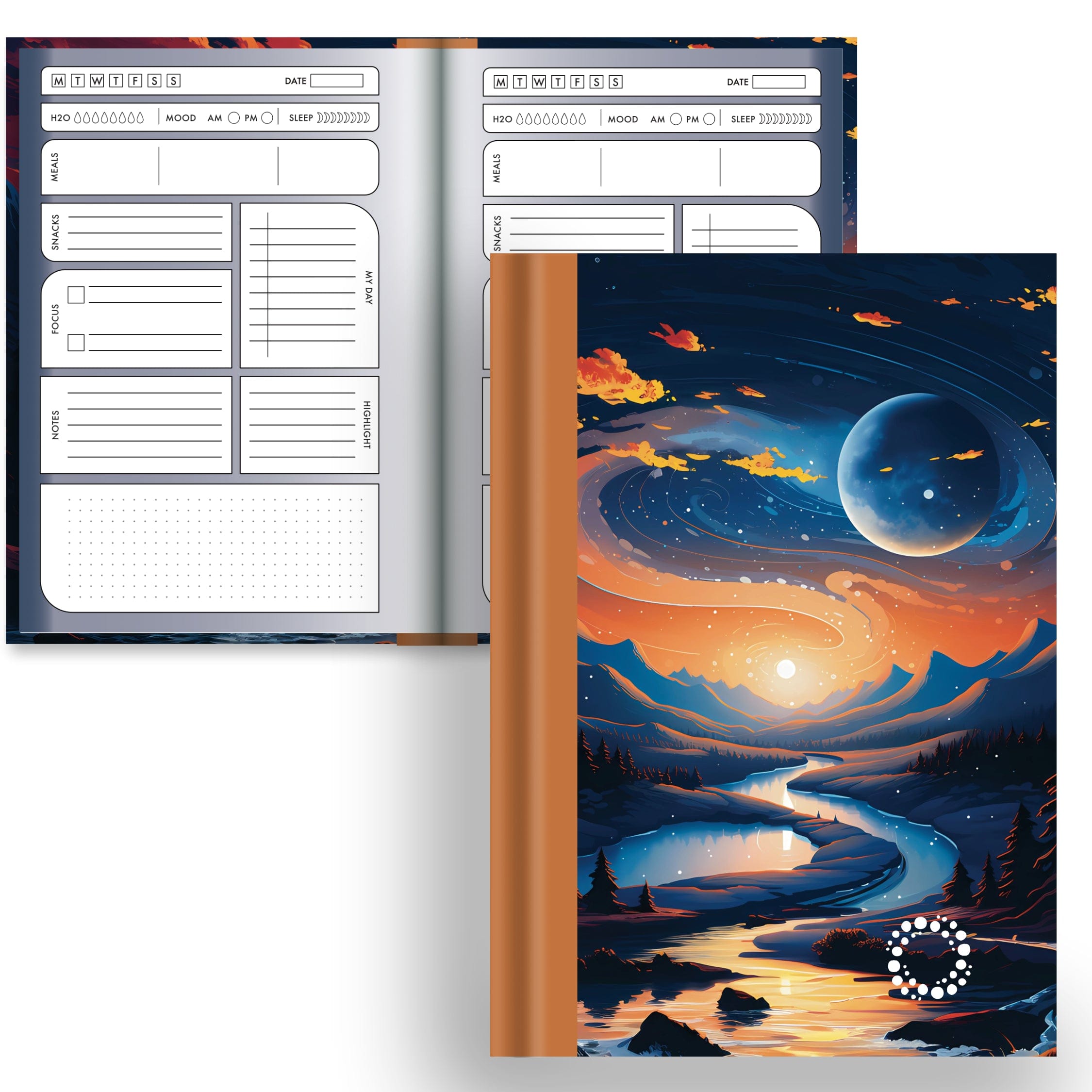 Wilderness - A5 Hardback Notebook - Planner & Dot