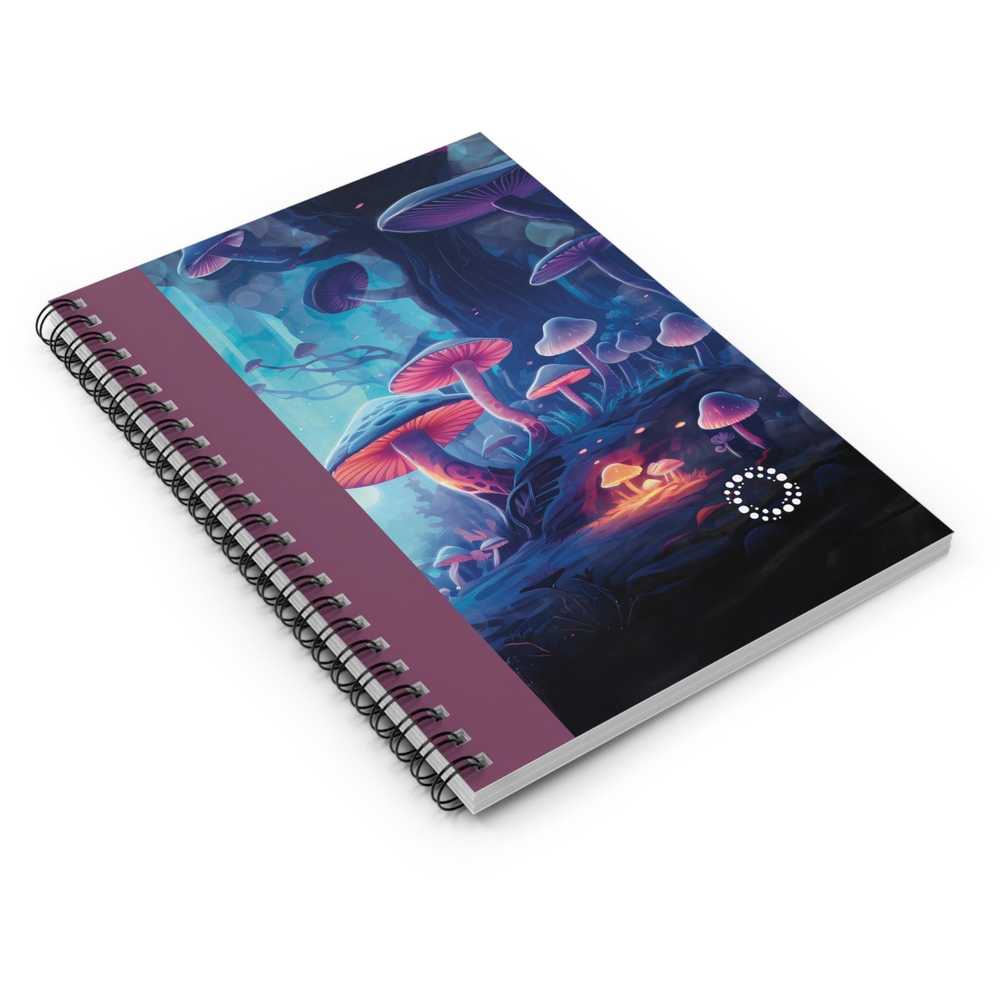 Shrooms Wire-O A5 Notebook - 120 lined pages
